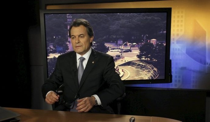 Artur Mas Entrevistado En La CNN