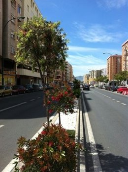 Carretera de Cádiz tras las obras del metro