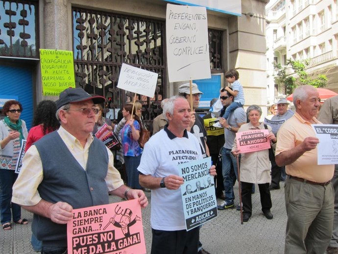 Afectados Por Las Preferentes En La Concentración De Este Sábado