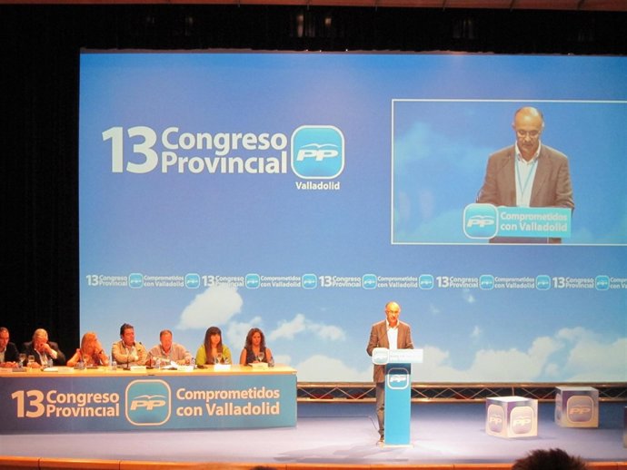El Presidente Del PP De Valladolid Se Dirige A Los Afiliados