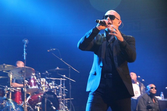Pitbull En Concierto En La Plaza De Toros De Valencia