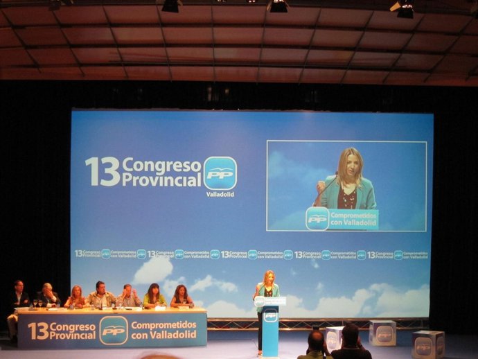 La Coordinadora Del PP De Valladolid Interviene En El Congreso De Valladolid