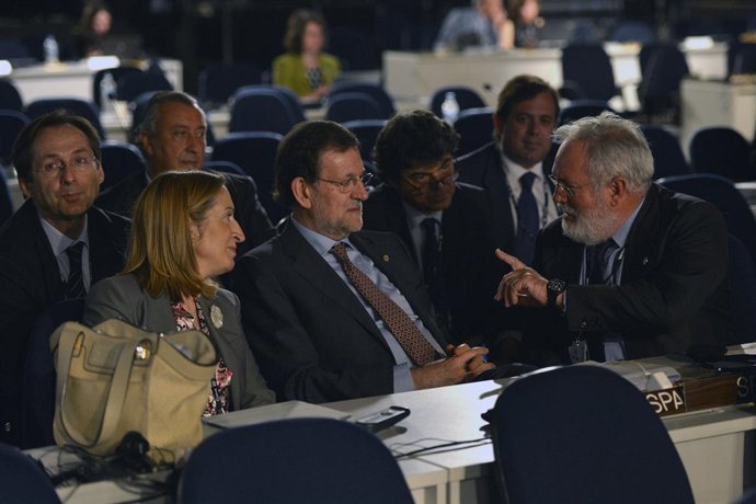 Ana Pastor, Miguel Arias Cañete Y Mariano Rajoy En La Cumbre De Río +20