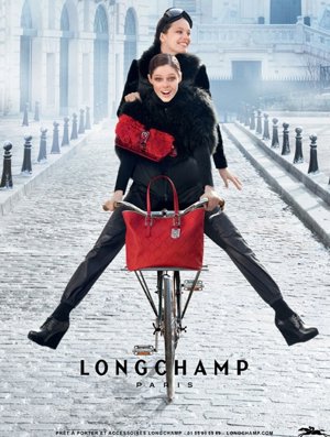 Coco Rocha y Emily DiDonato para Longchamp