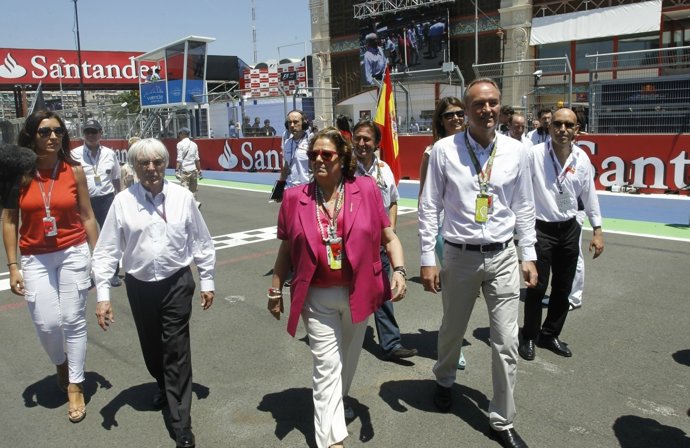 Barberá Y Fabra En El Circuito De Fórmula 1
