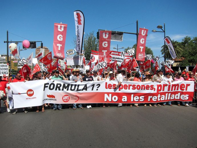 Manifestantes En Protesta Contra Los Grandes Eventos