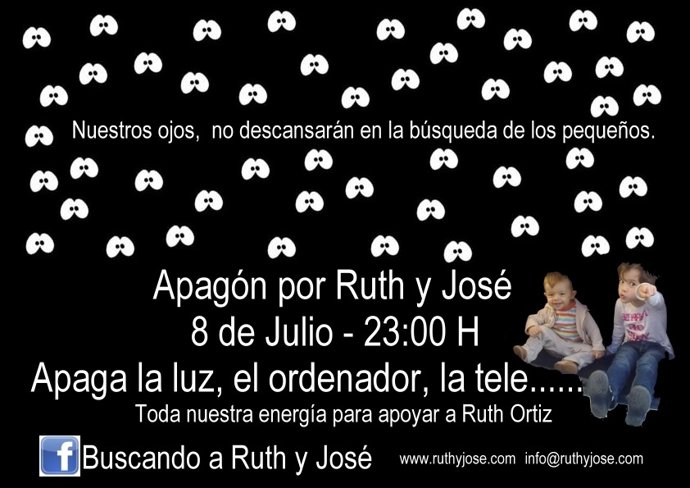 Cartel Del Apagón En Señal De Apoyo A Ruth Y José
