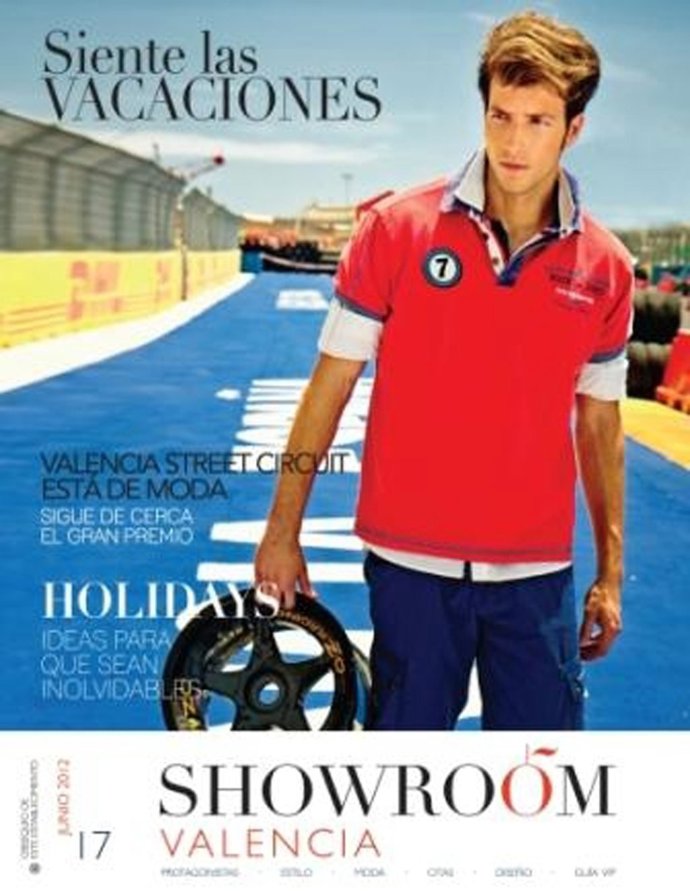 Alberto Rubio en la portada de 'Showroom'