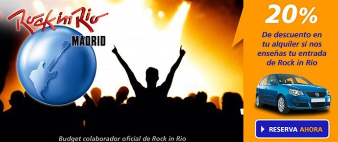 Budget pone rumbo al Rock in Río lanzando una tarifa especial 