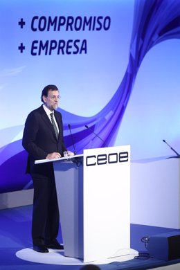 Mariano Rajoy Clausura La Asamblea De La CEOE
