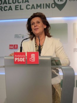 La Presidenta Del PSOE-A, Rosa Torres, Hoy En Rueda De Prensa
