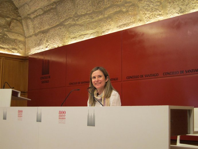 La Concejala De Facenda Del Ayuntamiento De Santiago, Cecilia Sierra