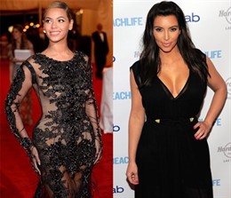 BEYONCE Y KIM KARDASHIAN