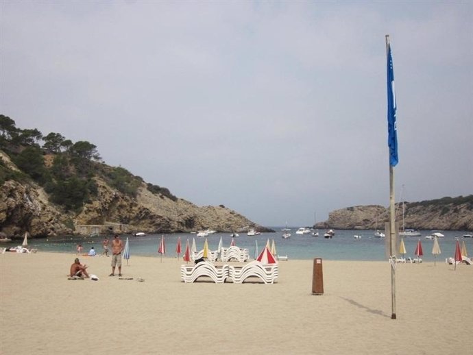 Playa Con Bandera Azul