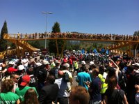 Los mineros de León y Asturias se unen en La Robla para caminar hasta Madrid en defensa del carbón