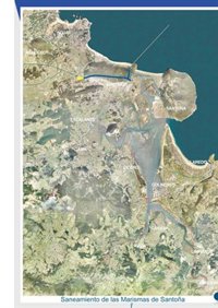 La margen izquierda del saneamiento de las marismas de Santoña estará operativa en los primeros meses de 2013