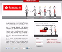 Nuevo Portal Startup Retos Del Banco Santander