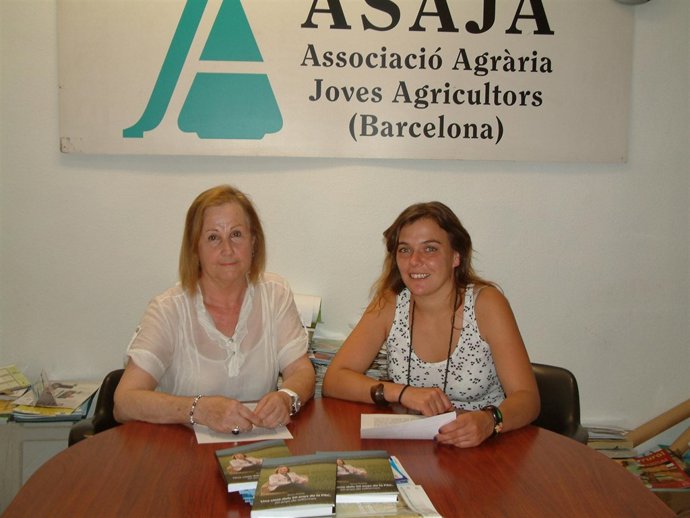 Rosa Pruna, Presidenta De Asaja Y Montserrat Forns, Representante De Los Jóvenes
