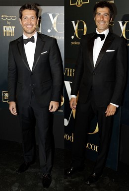 Montaje de Jaime Cantizano y Jorge Fernández luciendo esmoquin 