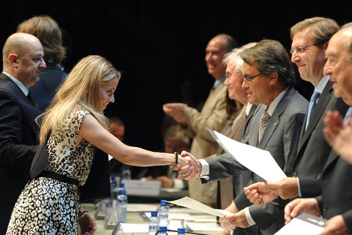 El Presidente Artur Mas, En La Graduación De La ESIC