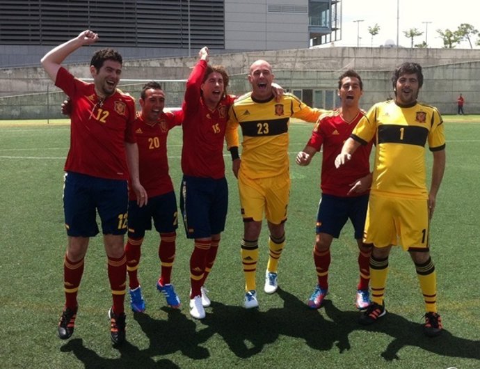 Estopa, Reina, Cazorla, Arbeloa Y Ramos