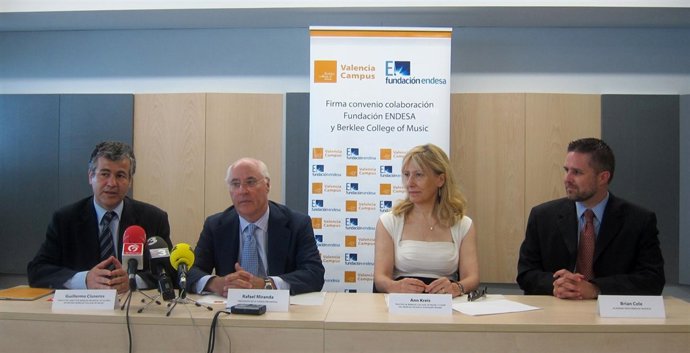 Firma Del Convenio Berklee Valencia Y Fundación Endesa