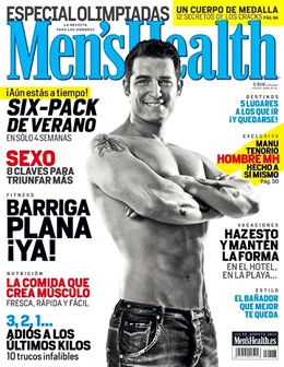 Manu Tenorio, en la portada de Men's Health 