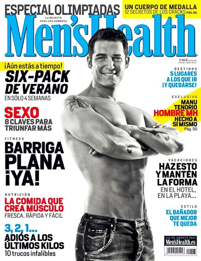 Manu Tenorio, en la portada de Men's Health 