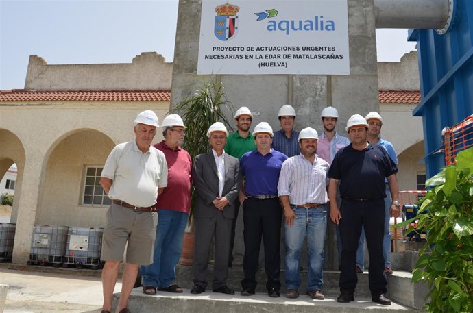 Visita A Las Obras De Mejora De La EDAR De Matalascañas. 