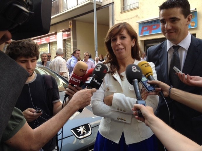 La Presidenta Del PP Catalán, Alicia Sánchez-Camacho