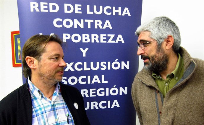 Miembros de la Red de la Lucha contra la Pobreza y Exclusión Social de Murcia