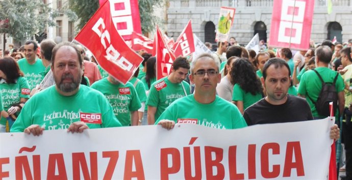 CCOO MANIFESTACION AYUNTAMENTO ZOCODOVER