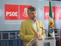 El PSOE insiste en que el Gobierno extremeño está "superado" por la crisis y carece de "proyecto"