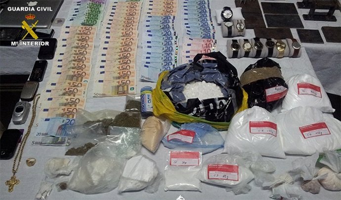 Dinero Y Droga Intervenido En La Operación 'Meridiana'