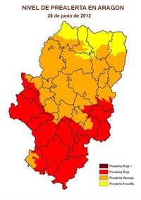 Alto nivel de riesgo de incendios forestales en la comunidad autónoma