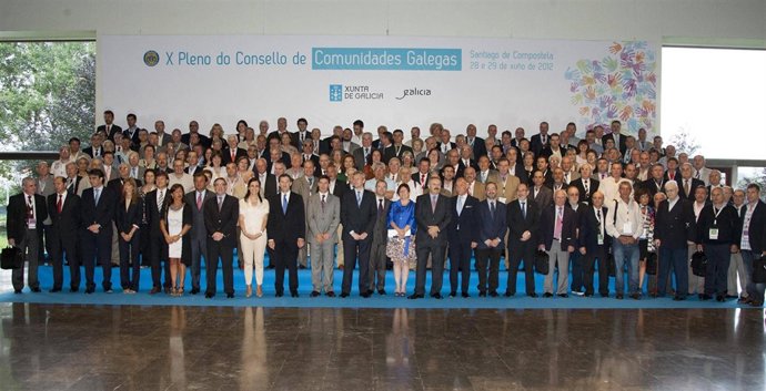 SANTIAGO09,00 h.-     O titular da Xunta, Alberto Núñez Feijóo, acompañado do se