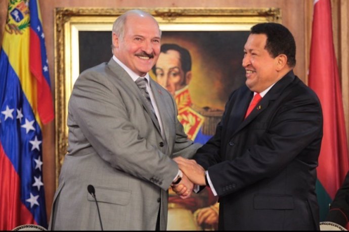 Alexander Lukashenko Con Hugo Chávez