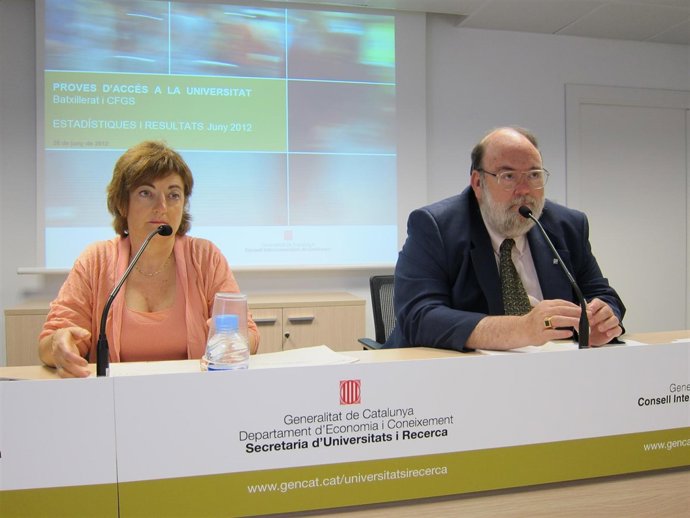 Presentación de los resultados de selectividad 2012