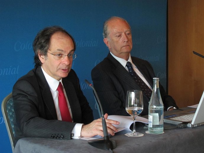 El Consejero Delegado De Colonial Pere Viñolas Y El Pte. Juan José Brugera