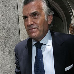 Luis Bárcenas, tras declarar