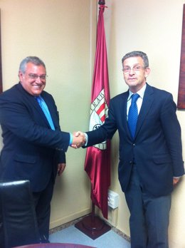 Gerardo Correas, Presidente De EIP Y Carlos Pérez Del Valle, Rector UAO CEU)