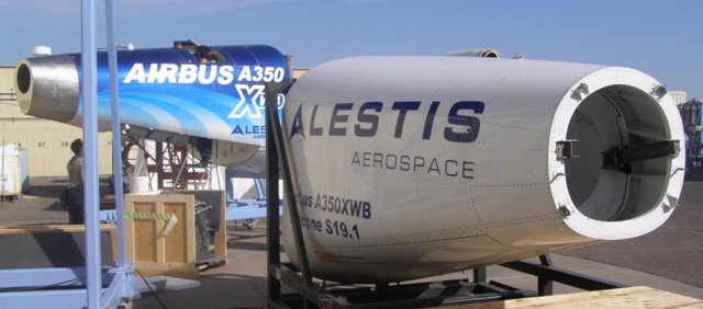 Alestis entrega a Airbus los primeros prototipos del cono de  cola del A350 XWB.