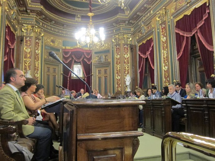 Pleno Del Ayuntamiento De Bilbao.
