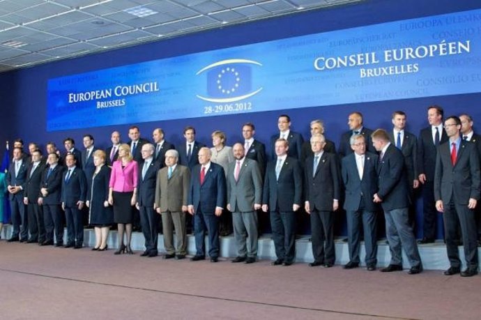 Rajoy En La Reunión Del Consejo Europeo En Bruselas