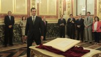 El presidente de RTVE jura su cargo en el Congreso de los Diputados