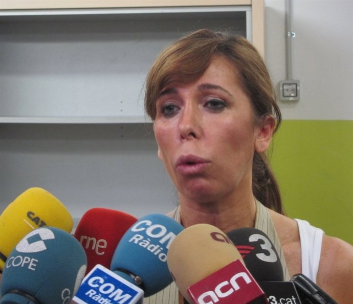 La Presidenta Del PP Catalán, Alicia Sánchez-Camacho