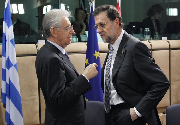 Mario Monti Y Mariano Rajoy