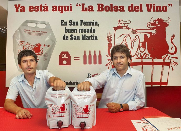 Presentación De 'La Bolsa Del Vino' En Pamplona.