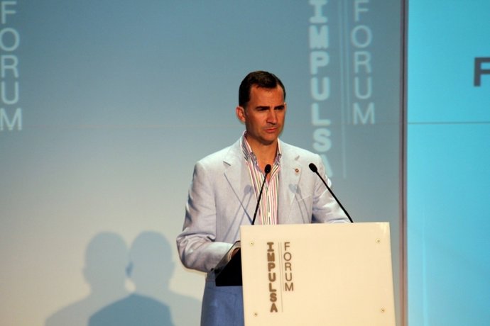 El Príncipe Felipe, En La Inauguración Del Foro Impulsa