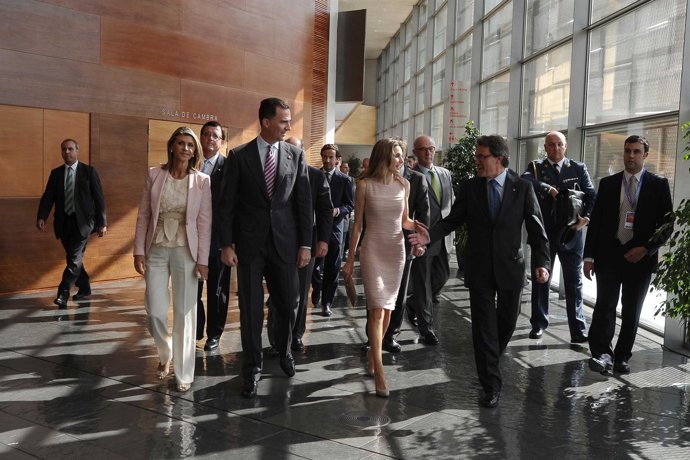 Llanos De Luna (Delegada Gob.Catalunya), Los Príncipes, El Pte.Artur Mas